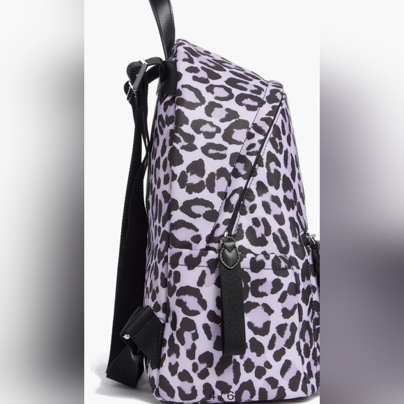 kate spade Lilac Leopard Print Backpack - Picture 3 of 9